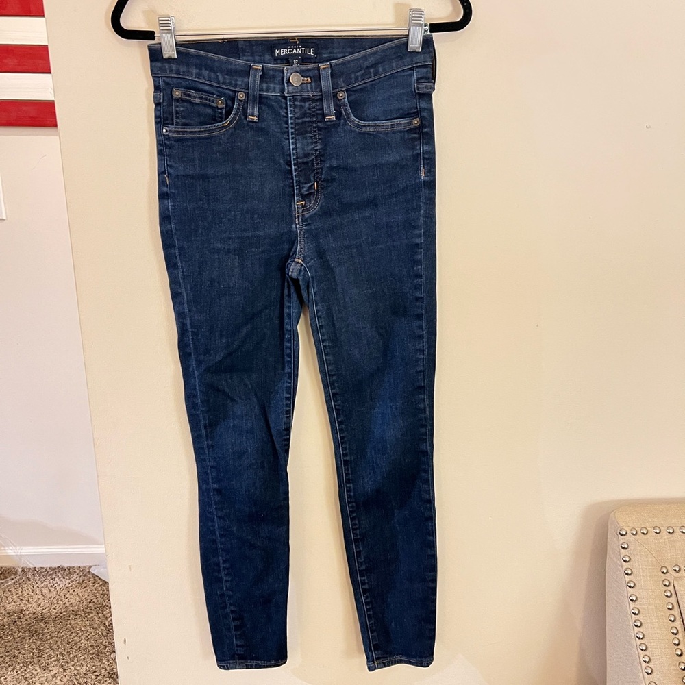 J. Crew high waist skinny jeans